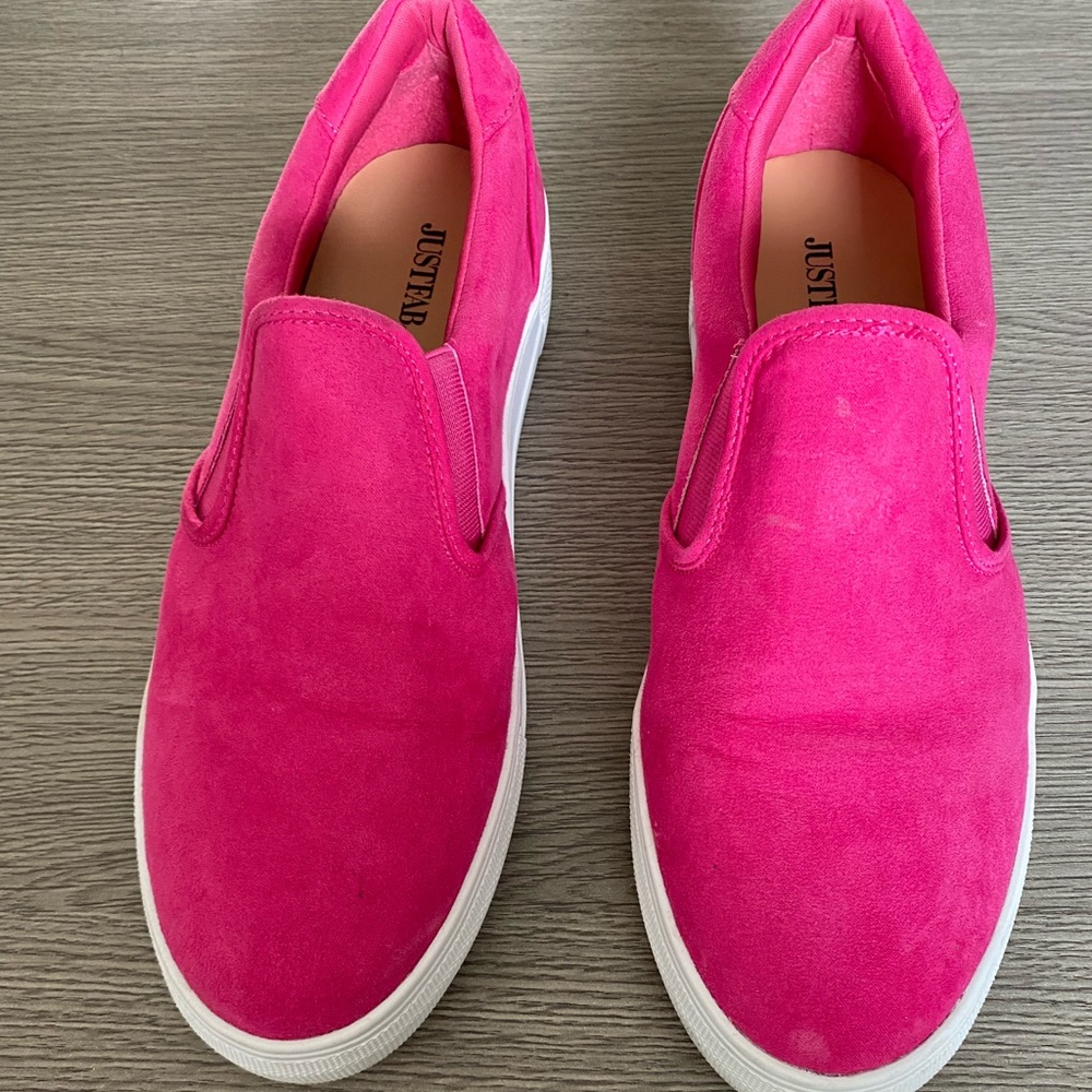 Hot pink Slip On Shoes